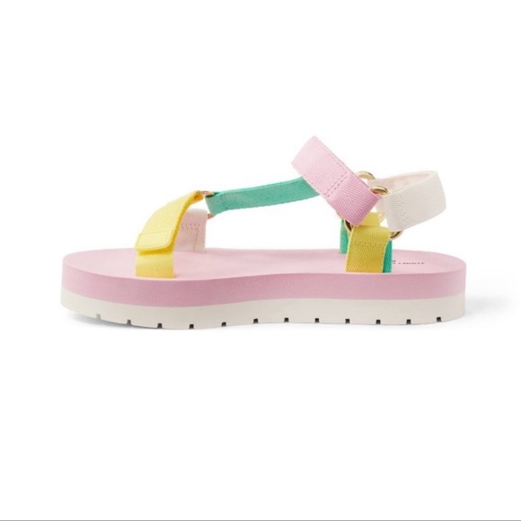 STONEY CLOVER LANE x Target Sport Sandals Light Pink/Light Green/Light Yellow 8 - Picture 3 of 5